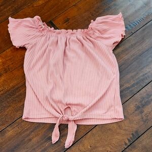 3/$15! Love Republic 4t Pink Tie Front Girls Top